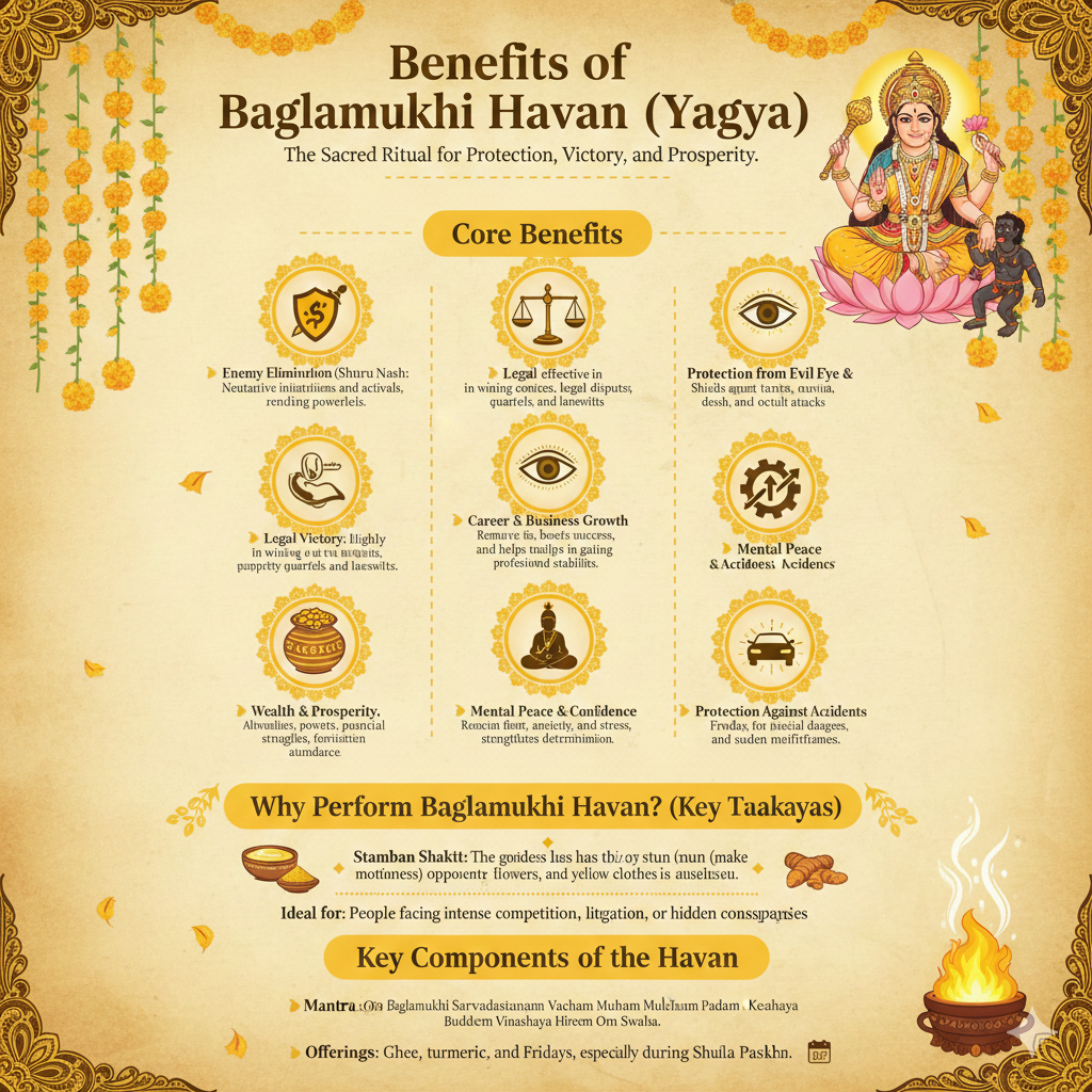 Baglamukhi Havan at Nalkheda Temple